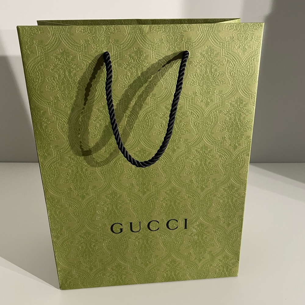 Gucci paper bag - Green